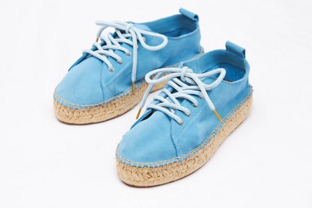 Espadrile M2 baby blue